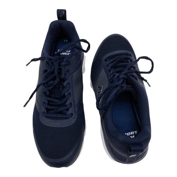 Fila Navy Blue Memory Foam Steel Sprint Lace Up Athletic Sneakers 8.5 Men's - Picture 6 of 9